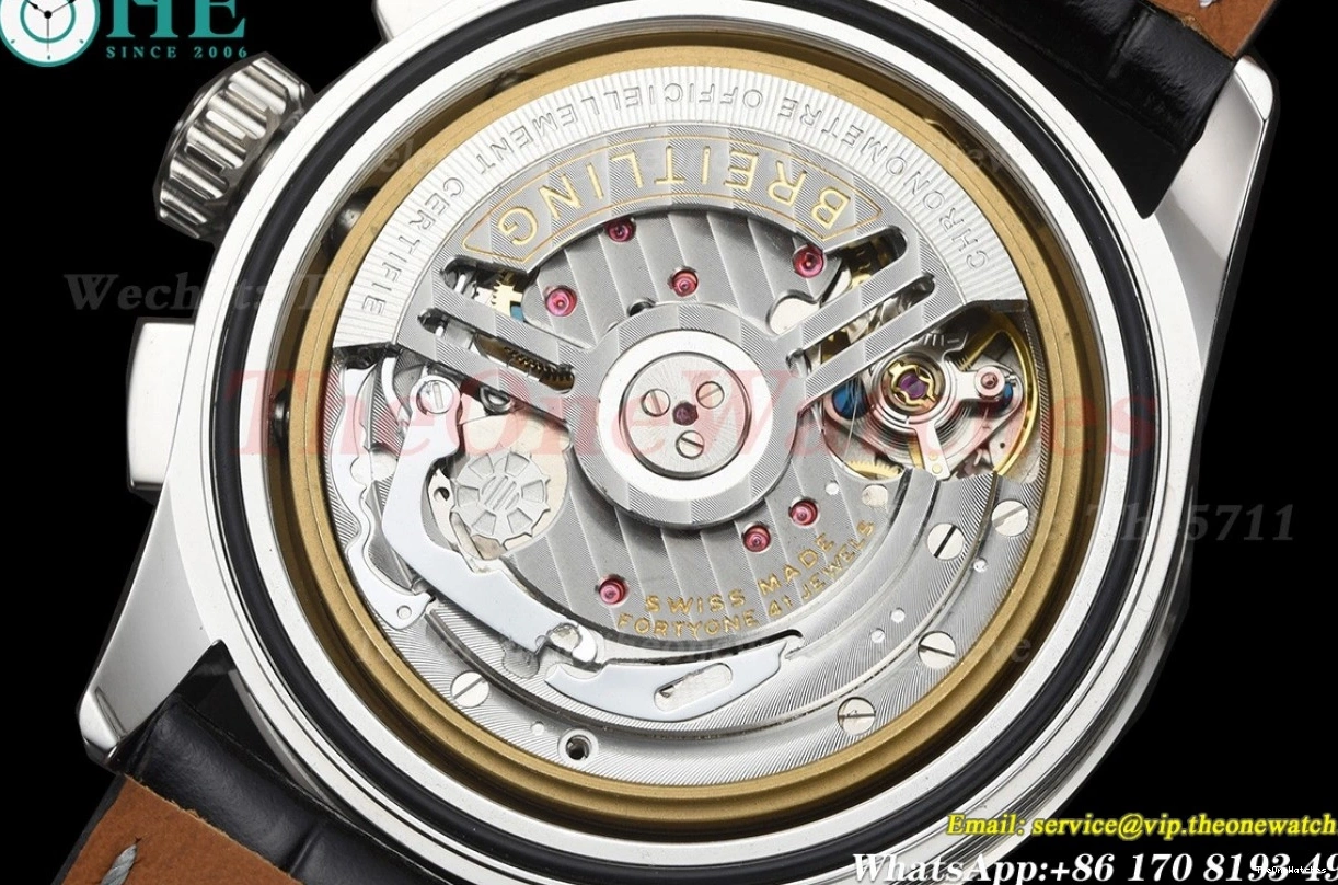 Dial 42mm SS Premier V2 LE Mod A7750 Chronograph Black B01 BLSF 0313